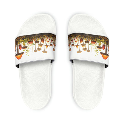 Mushroom Youth PU Slide Sandals