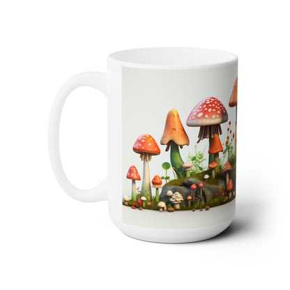 Like A Mug Mushrooms 4 Ceramic Mug 15oz