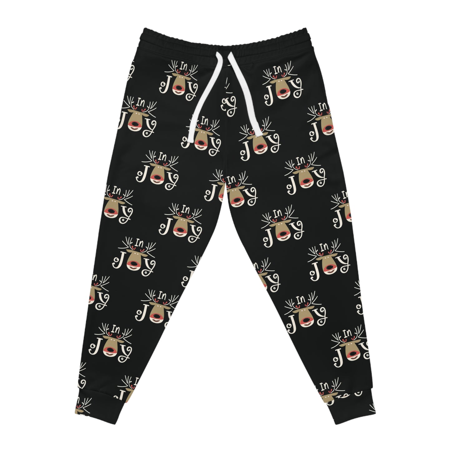 In Joy A Reindeer Athletic Joggers (AOP)