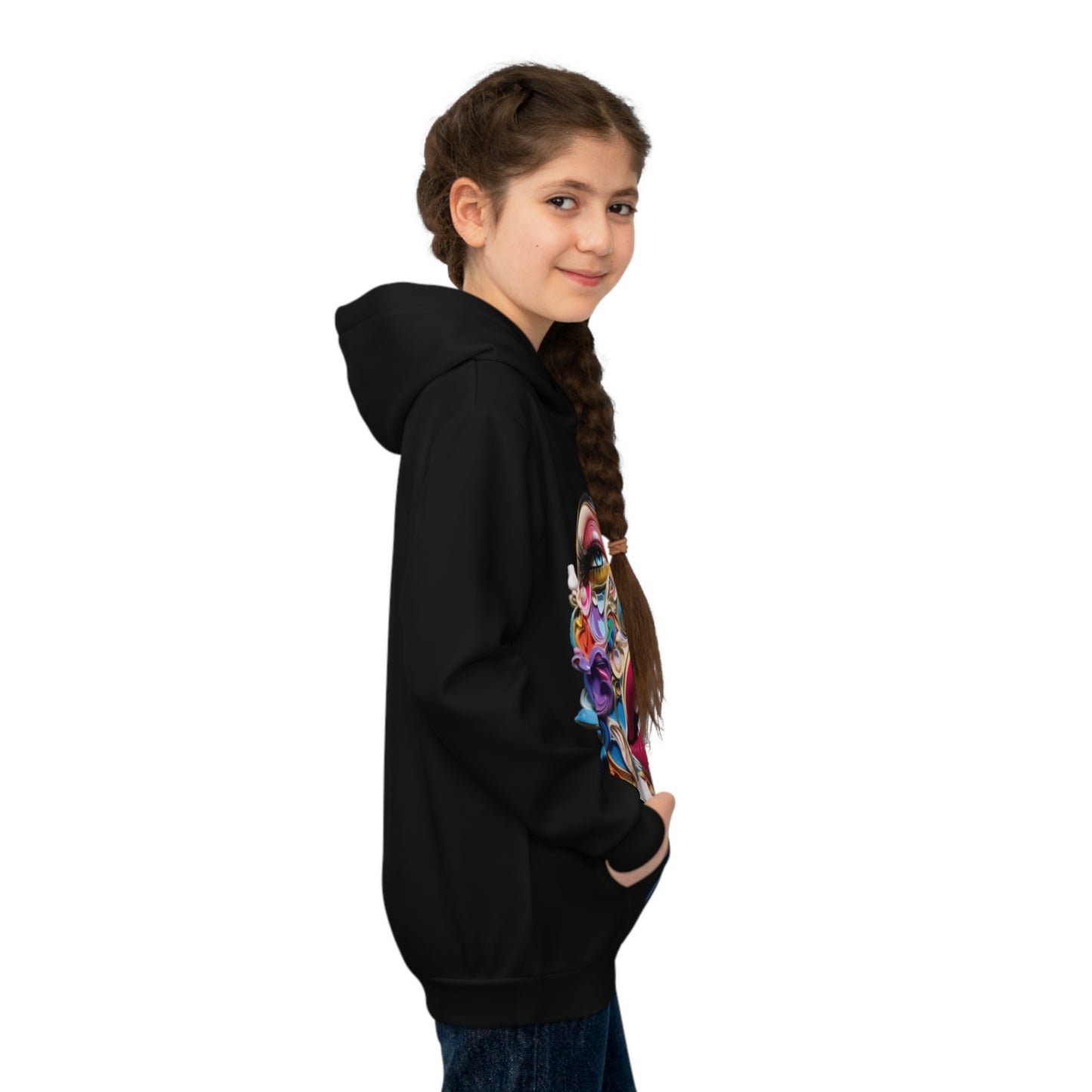 Sudadera con capucha infantil Carnaval (AOP)