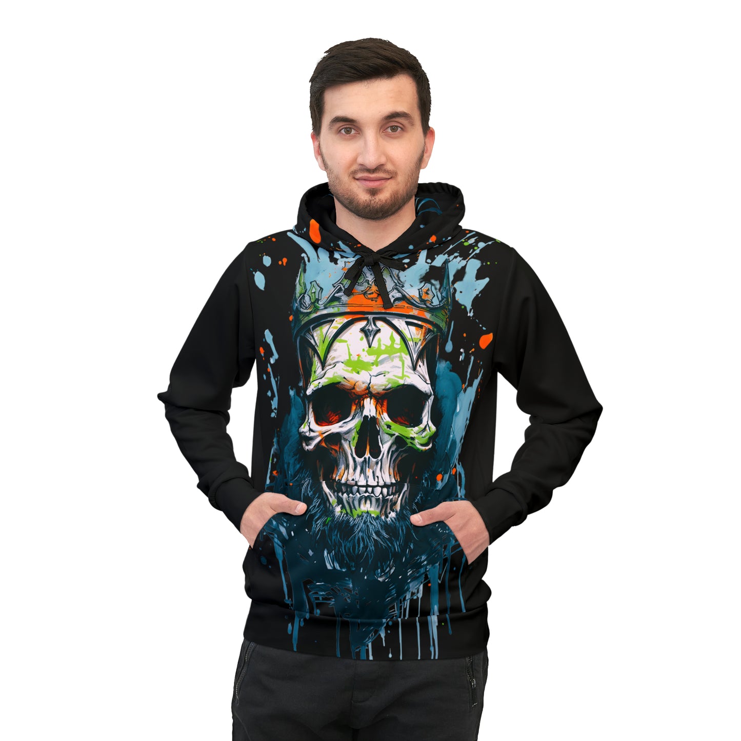 Halloween E Athletic Hoodie (AOP)