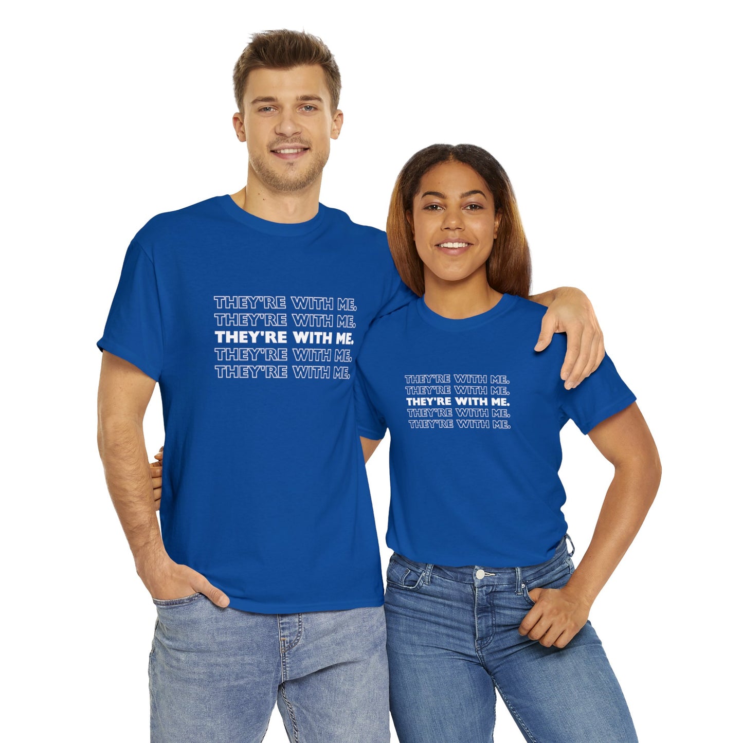 ATN They're With Us Unisex Heavy Cotton Tee