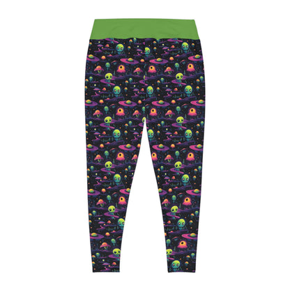 Aliens A Plus Size Leggings (AOP)