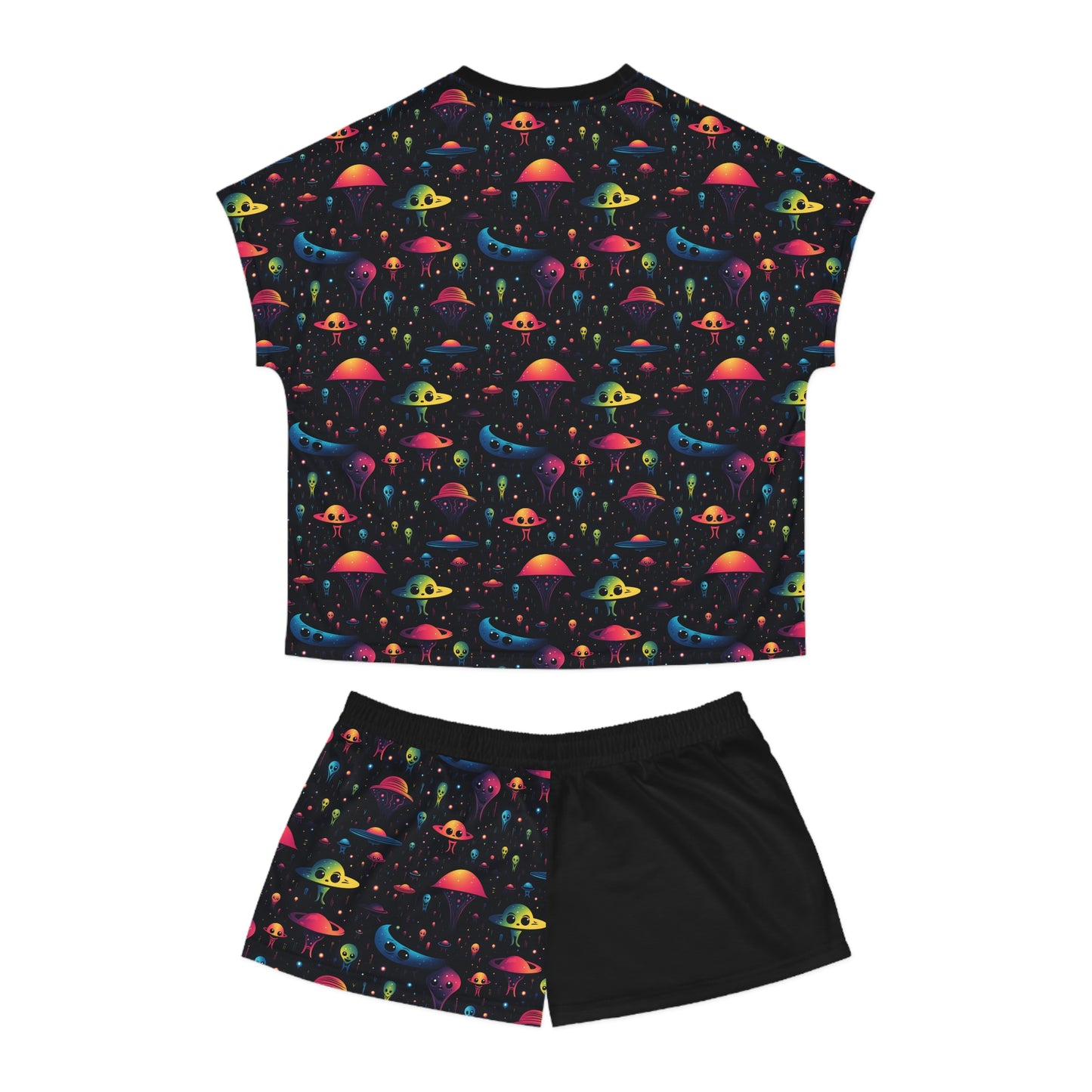 Aliens B Women's Short Pajama Set