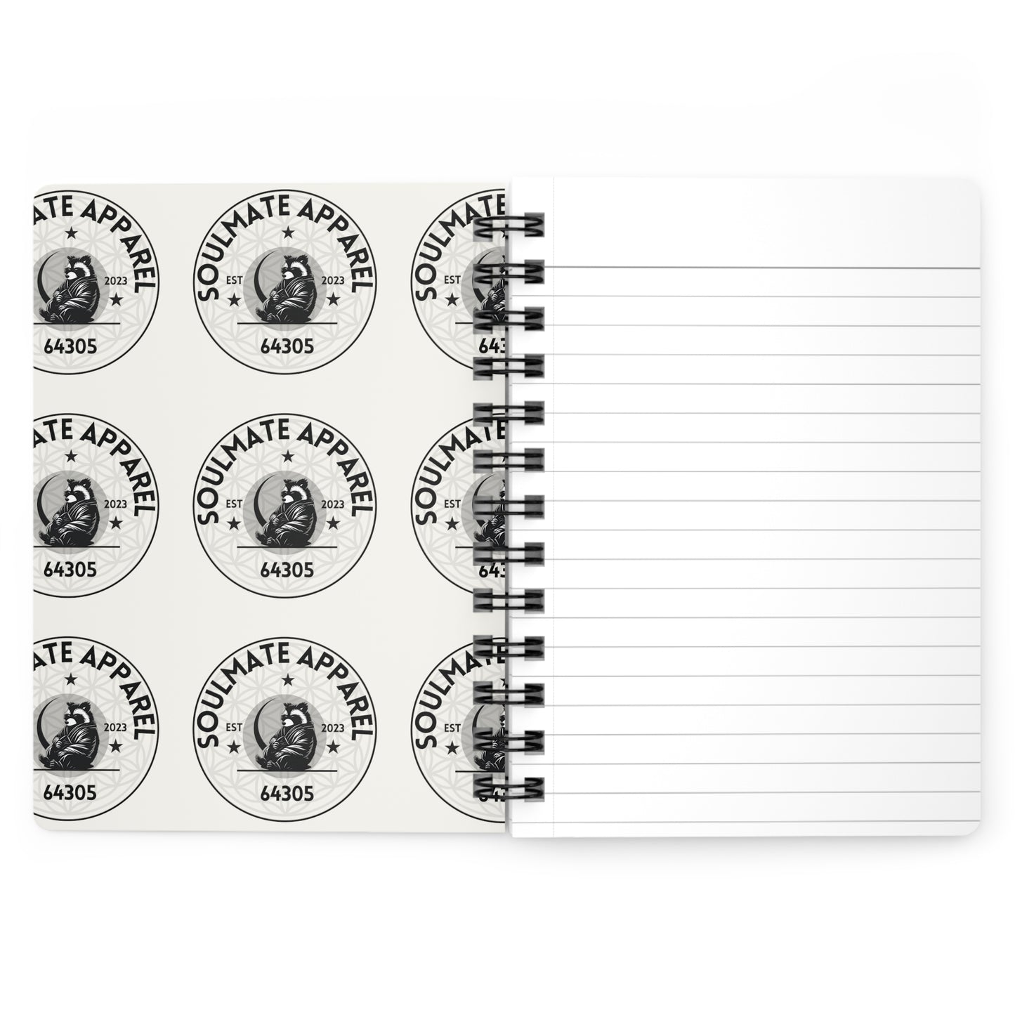 Soulmate Apparel Tanuki D Spiral Bound Journal