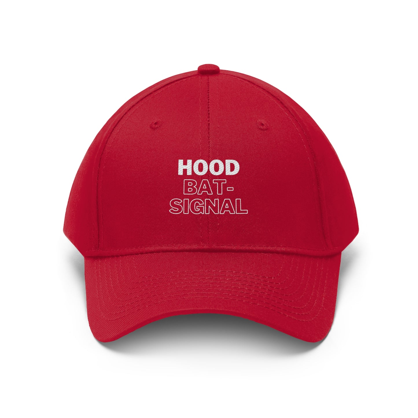 Riverside Rumble Hood Black Hat Unisex Twill Hat