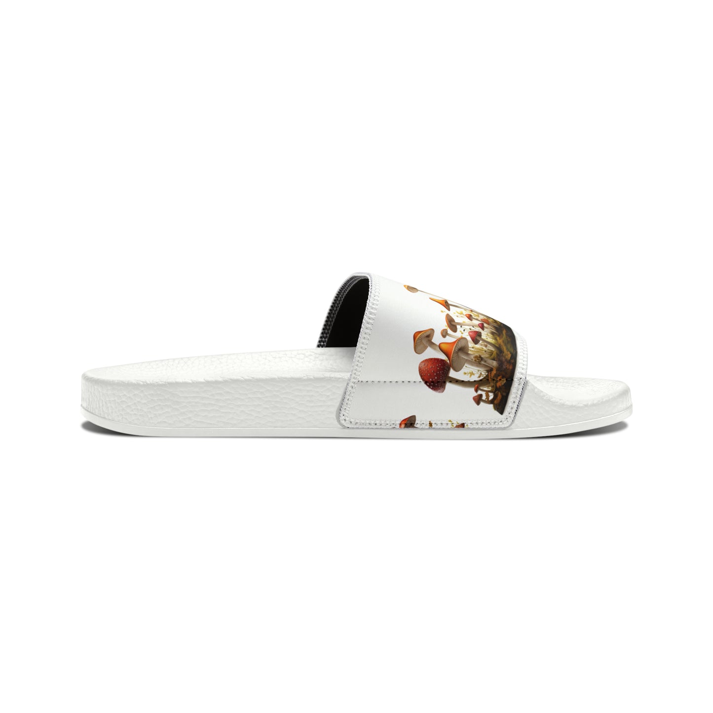 Mushroom Youth PU Slide Sandals