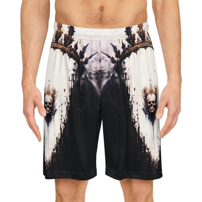 Skully A Basketball Shorts (AOP)