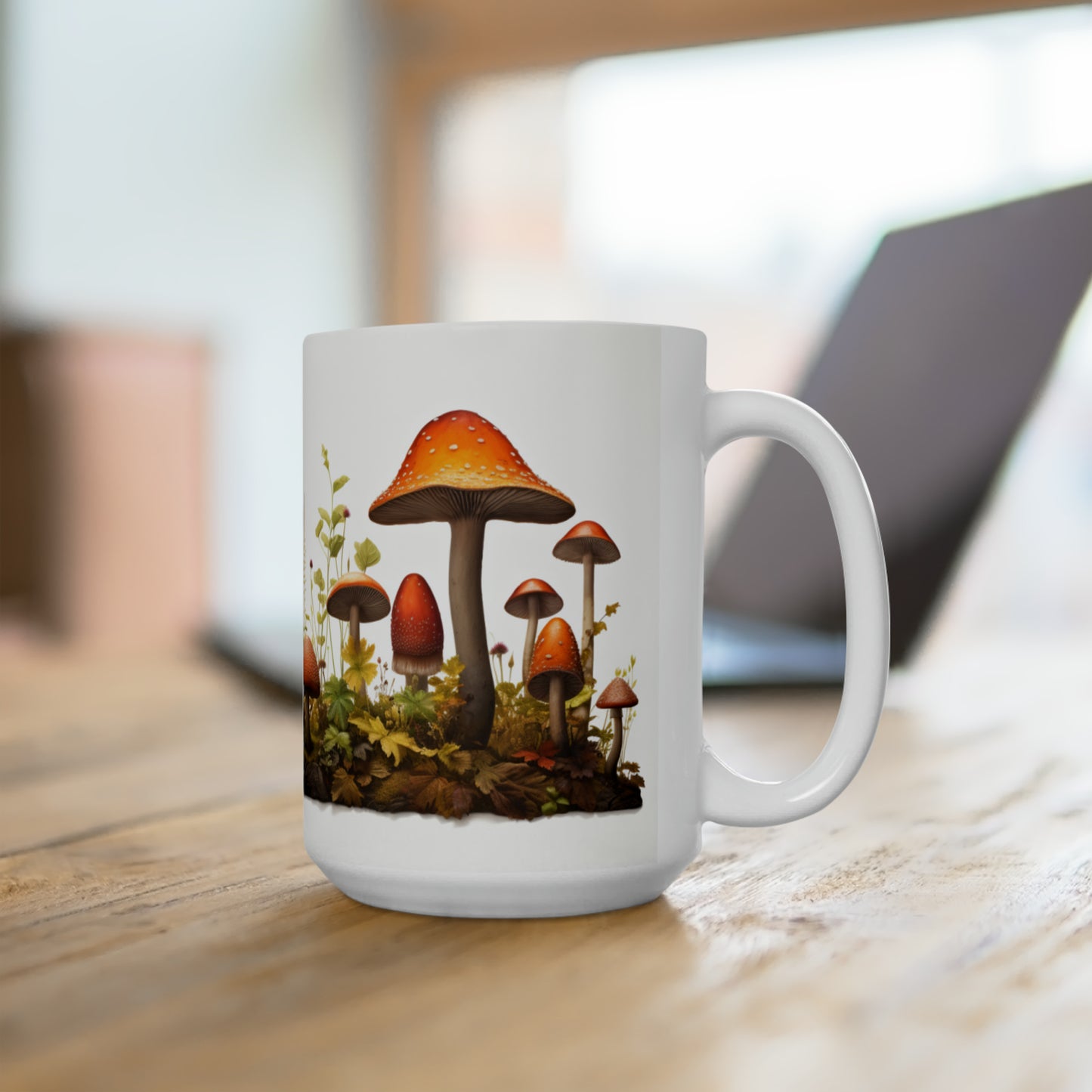 Like A Mug Mushrooms 10 Ceramic Mug 15oz