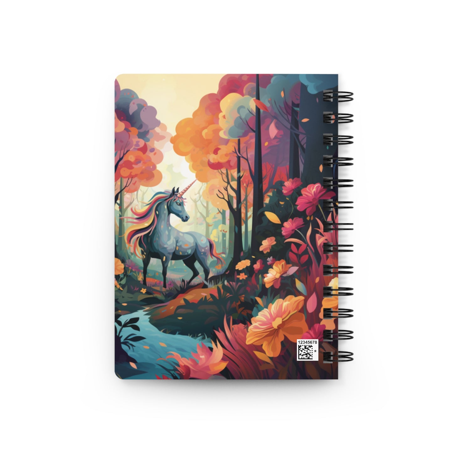 Unicorn B Spiral Bound Journal