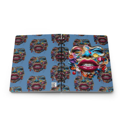 Lips Lips B Spiral Bound Journal