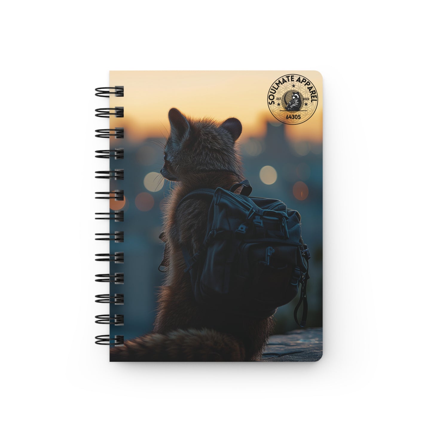 Soulmate Apparel Tanuki C Spiral Bound Journal