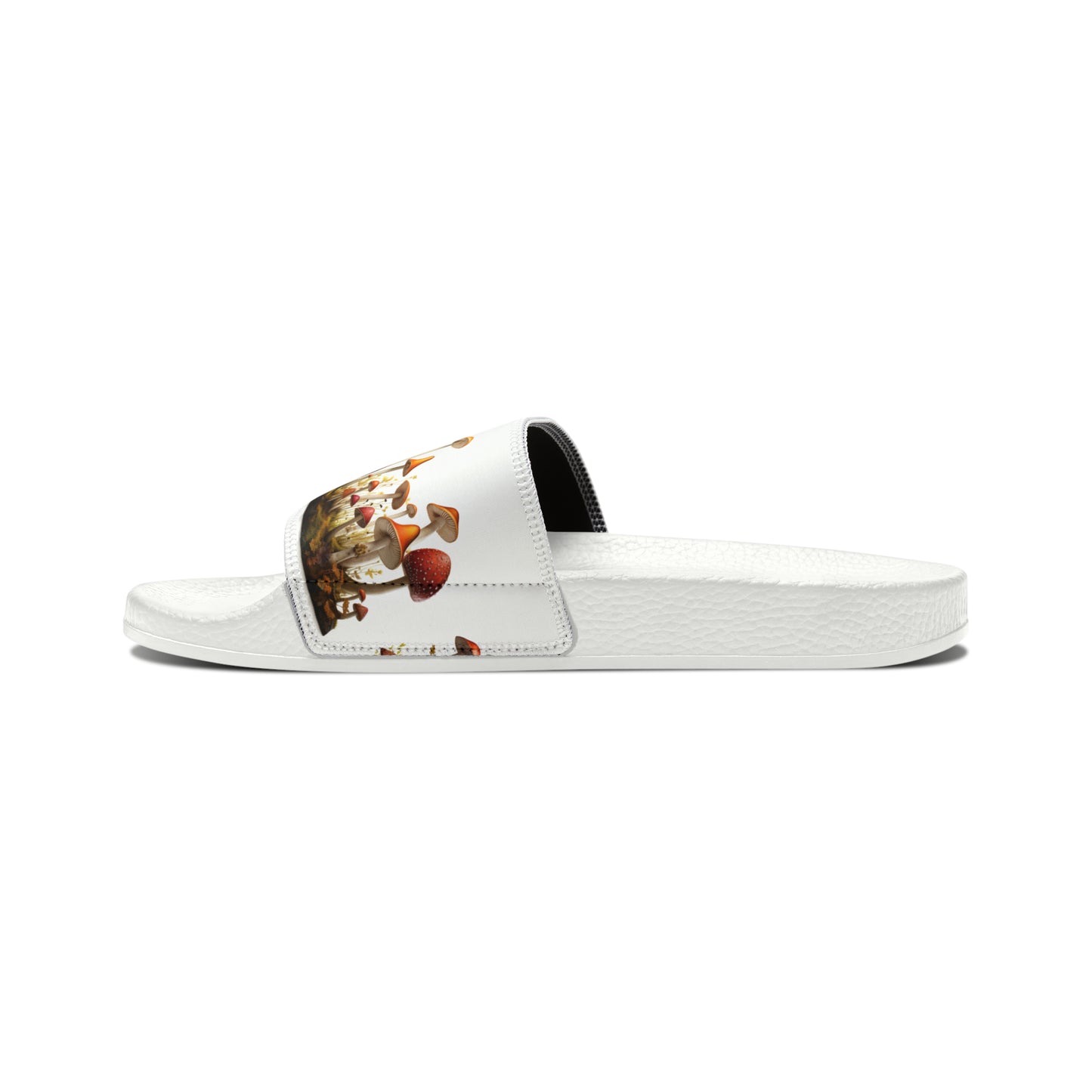 Mushroom Youth PU Slide Sandals