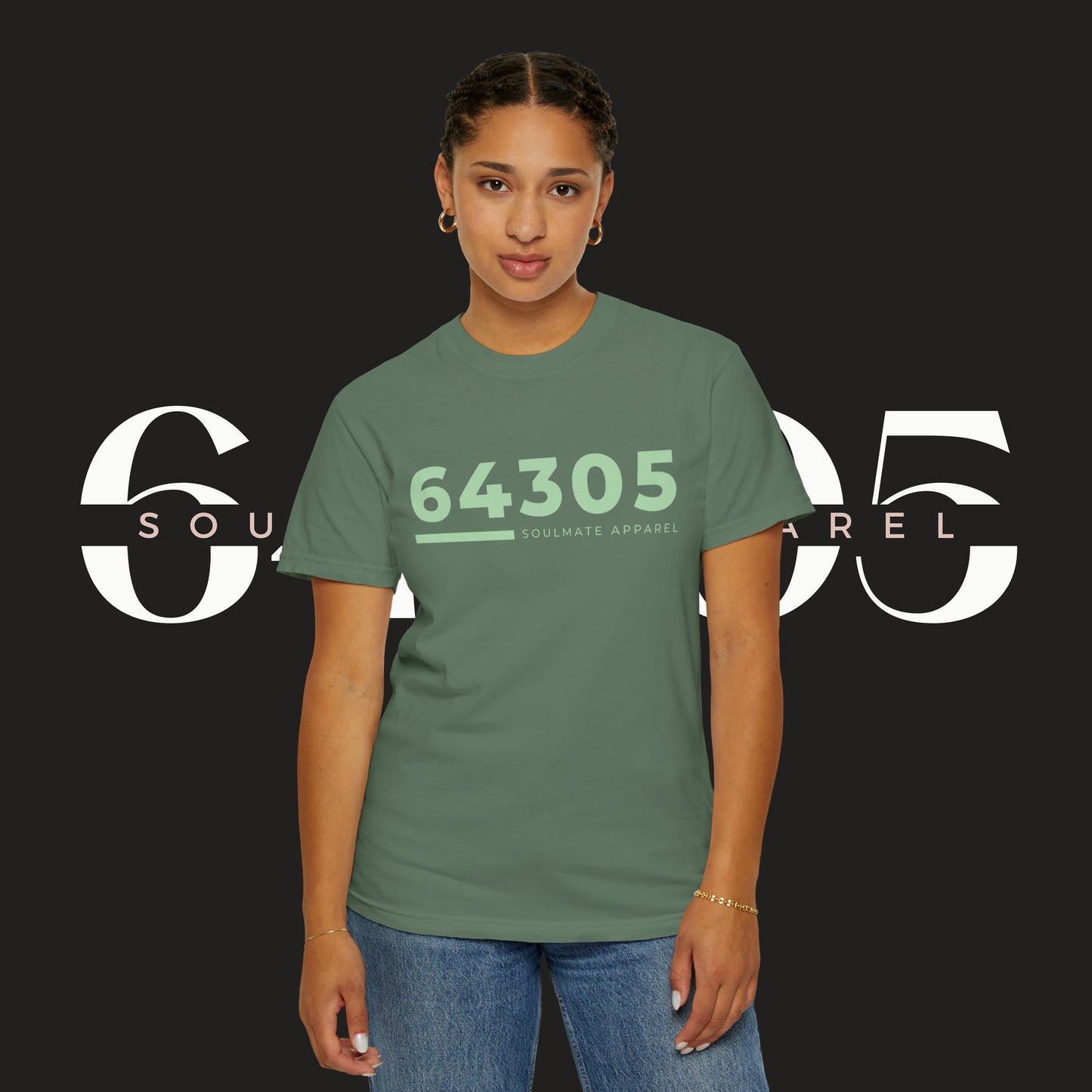 Soulmate Apparel Sage Under Line Tee