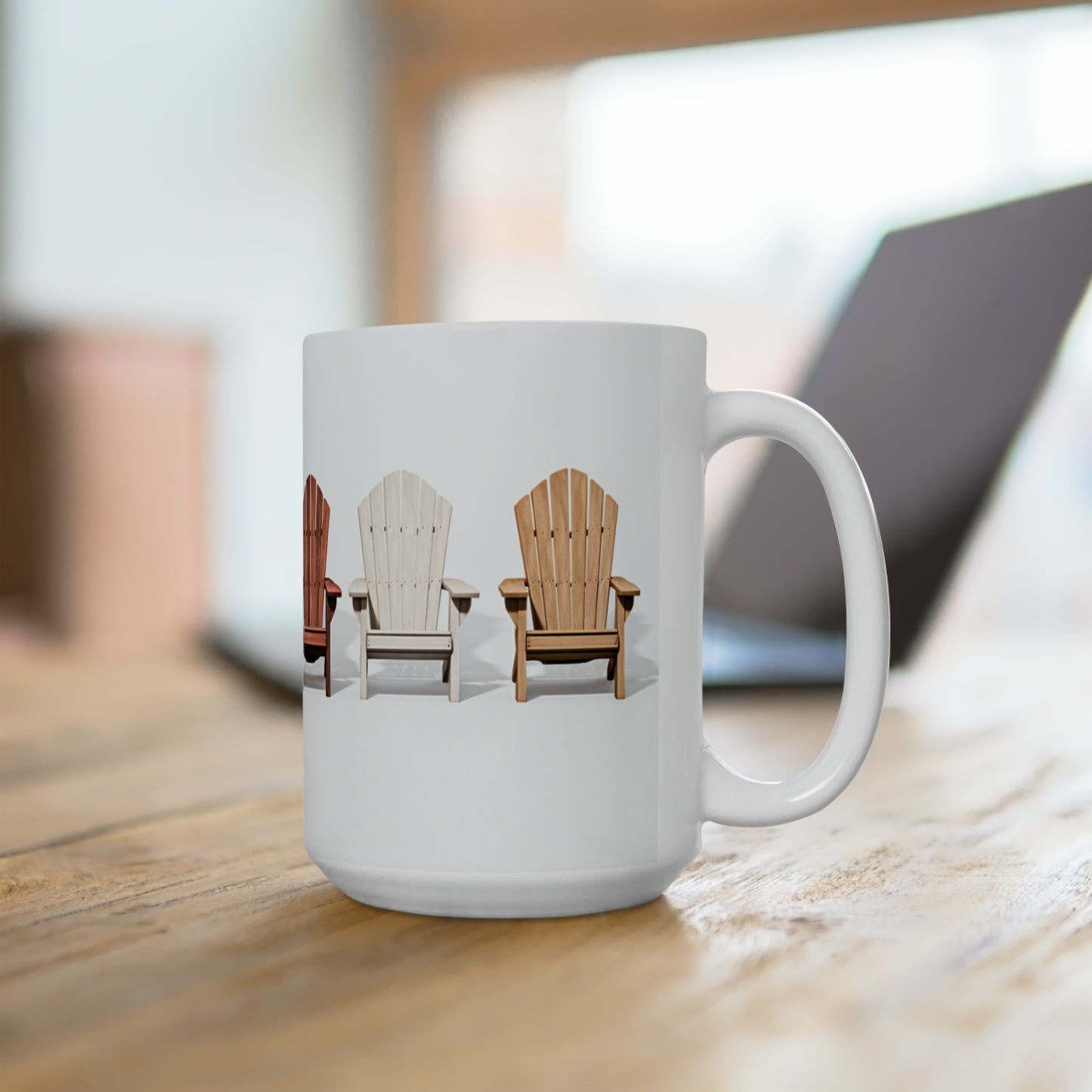 Like A Mug Adirondack Chairs 7 Ceramic Mug 15oz