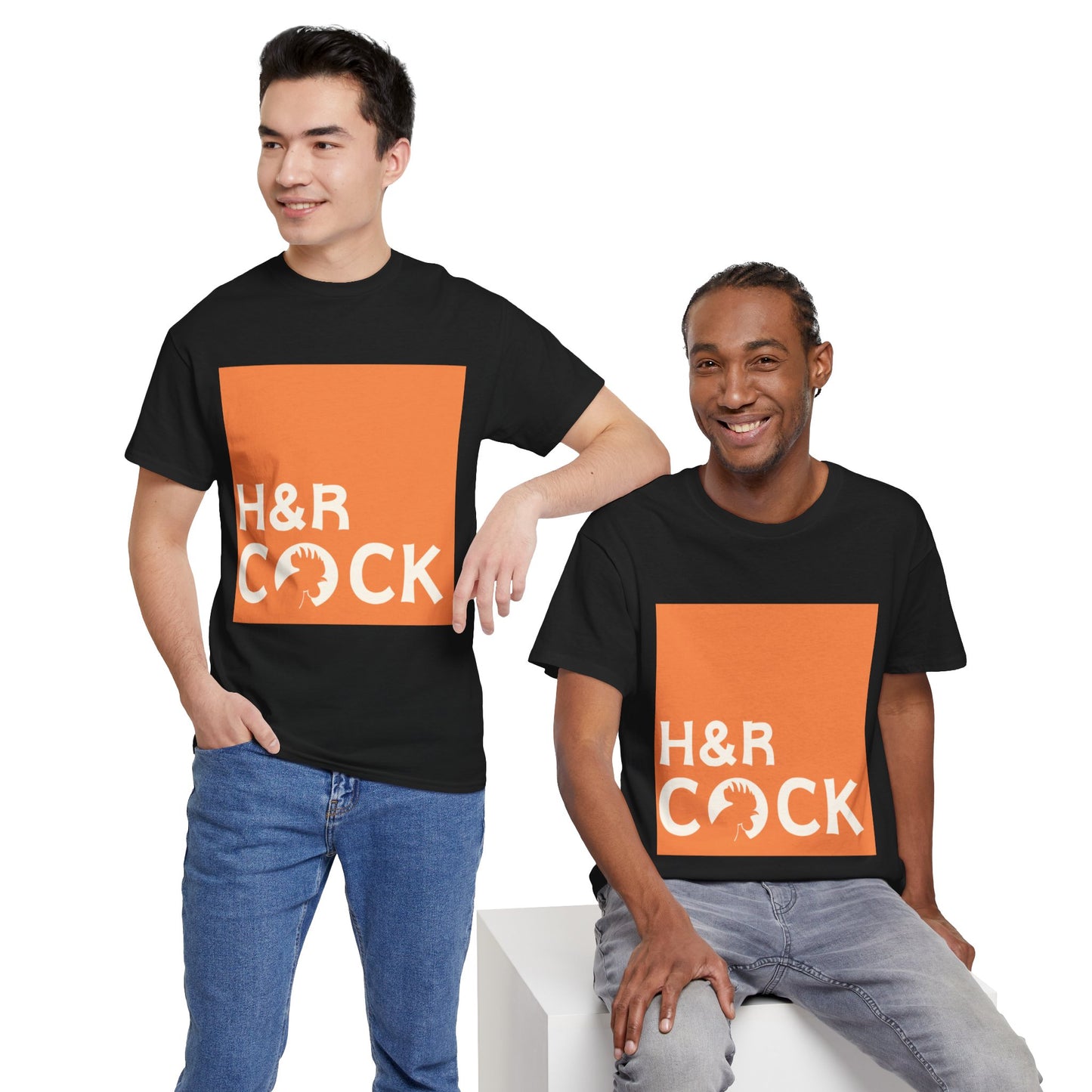 HR-A 1 Orange Unisex Heavy Cotton Tee