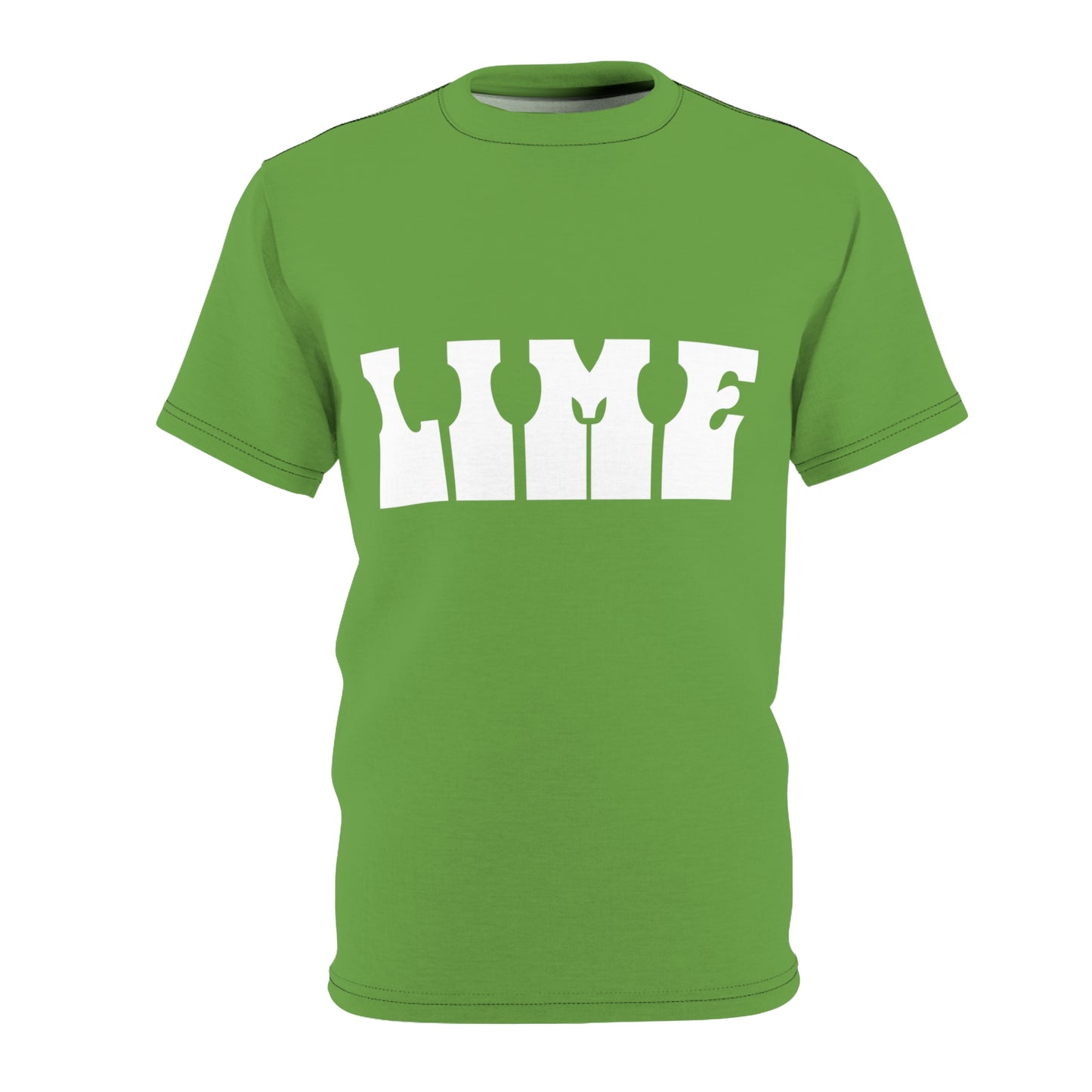 Halloween Costume Lime Unisex Cut & Sew Tee (AOP)