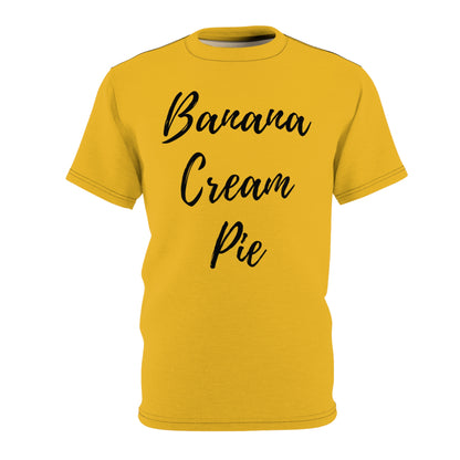 Disfraz de Halloween Pastel de crema de plátano Camiseta unisex cortada y cosida (AOP)