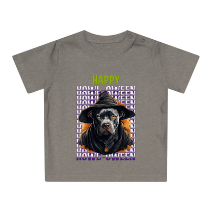 Happy Howl-oween Pitbull Baby Tee