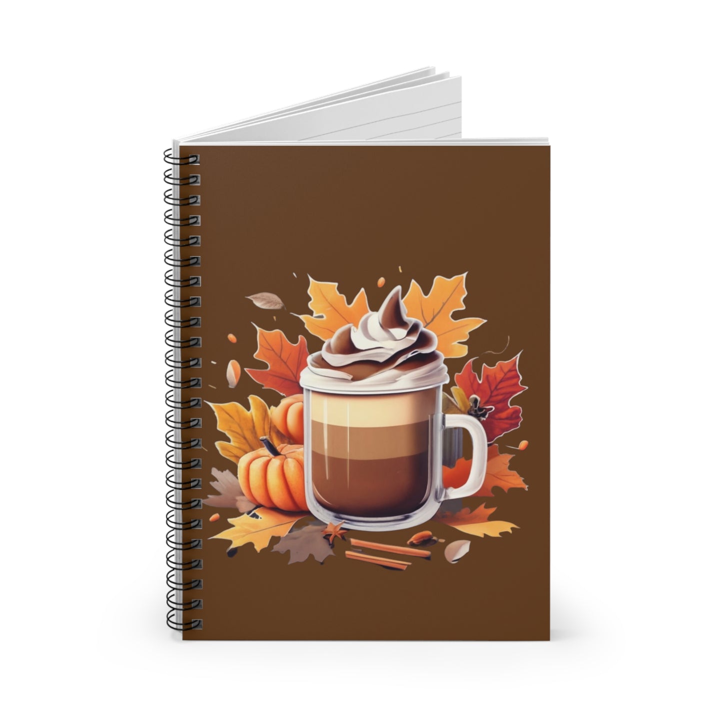 Cuaderno espiral Fall Latte - Línea reglada