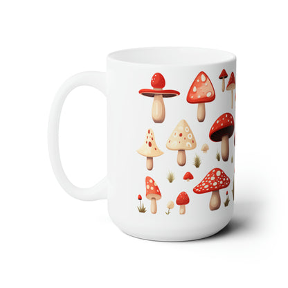 Like A Mug Mushrooms 12 Ceramic Mug 15oz