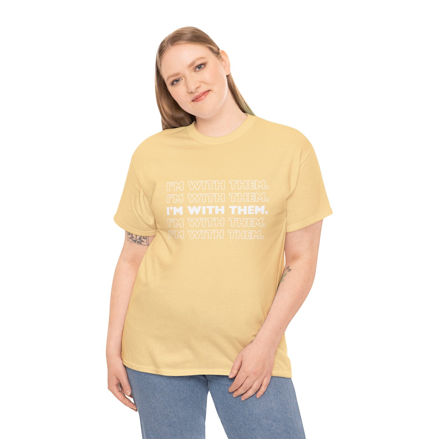 ATN I'm With Them Unisex Heavy Cotton Tee