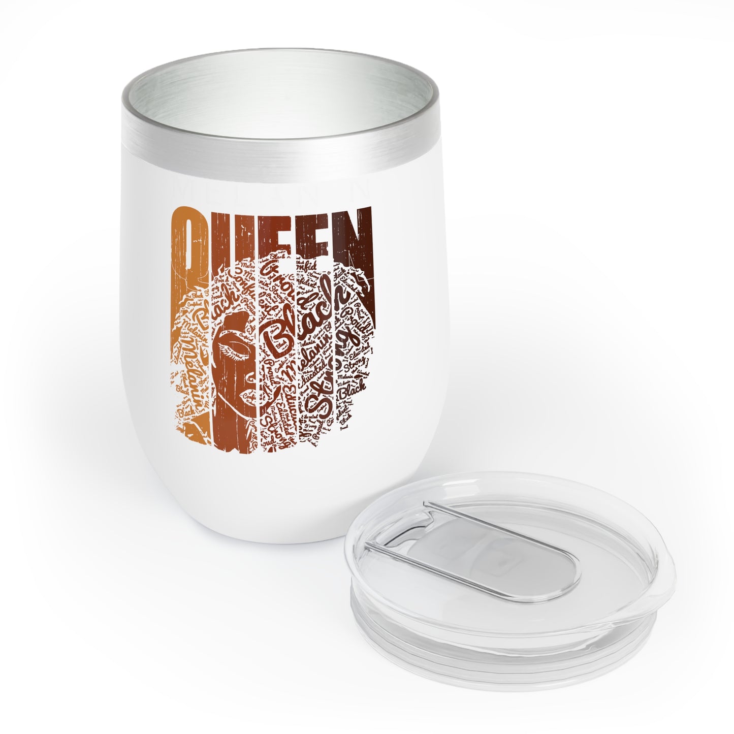 Melanin Queen Chill Wine Tumbler