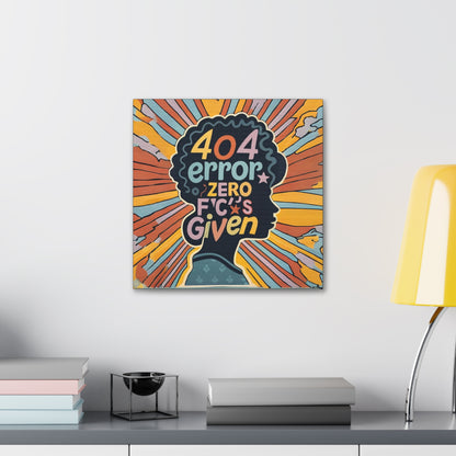 BHE 404 Error Polyester Canvas