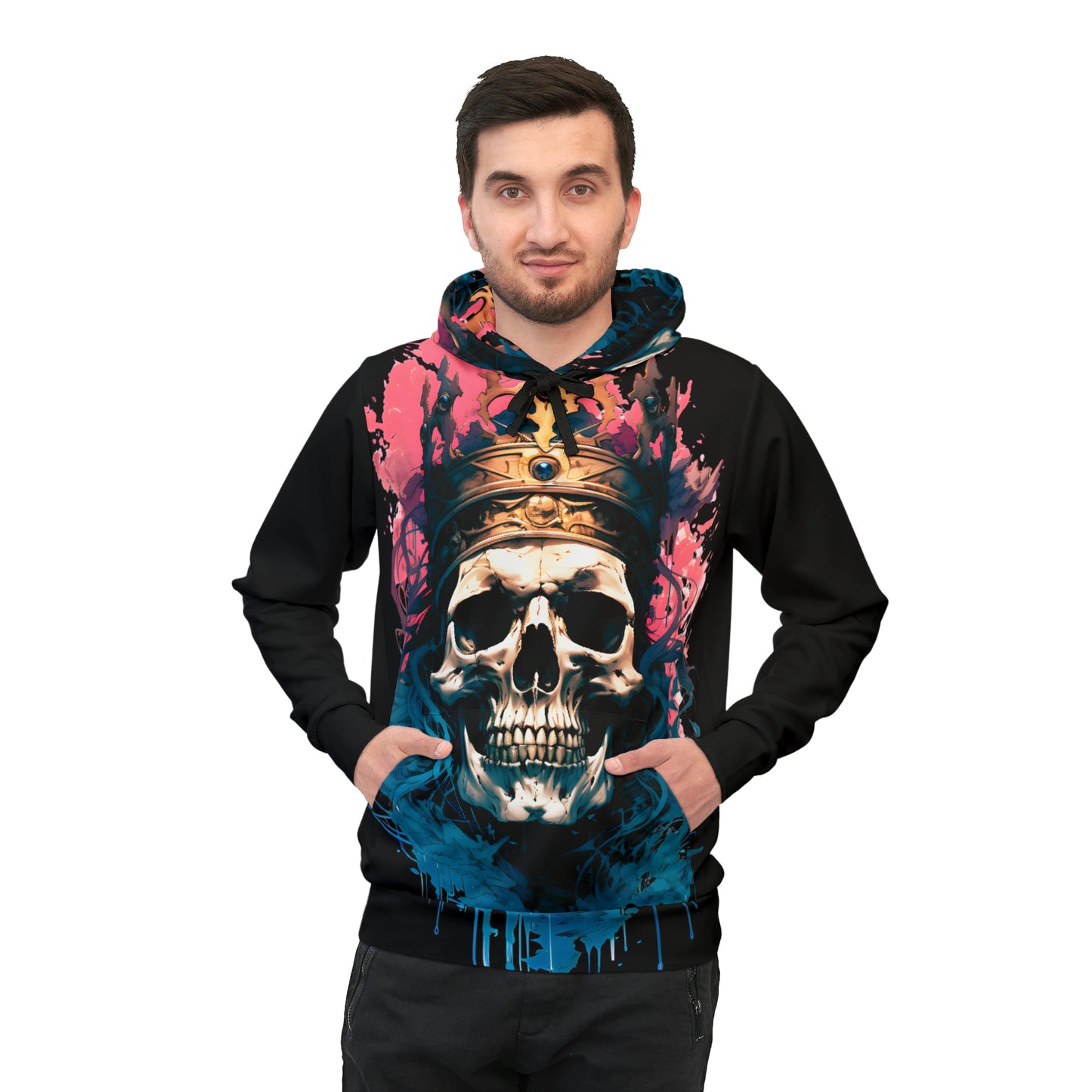 Halloween D Athletic Hoodie (AOP)