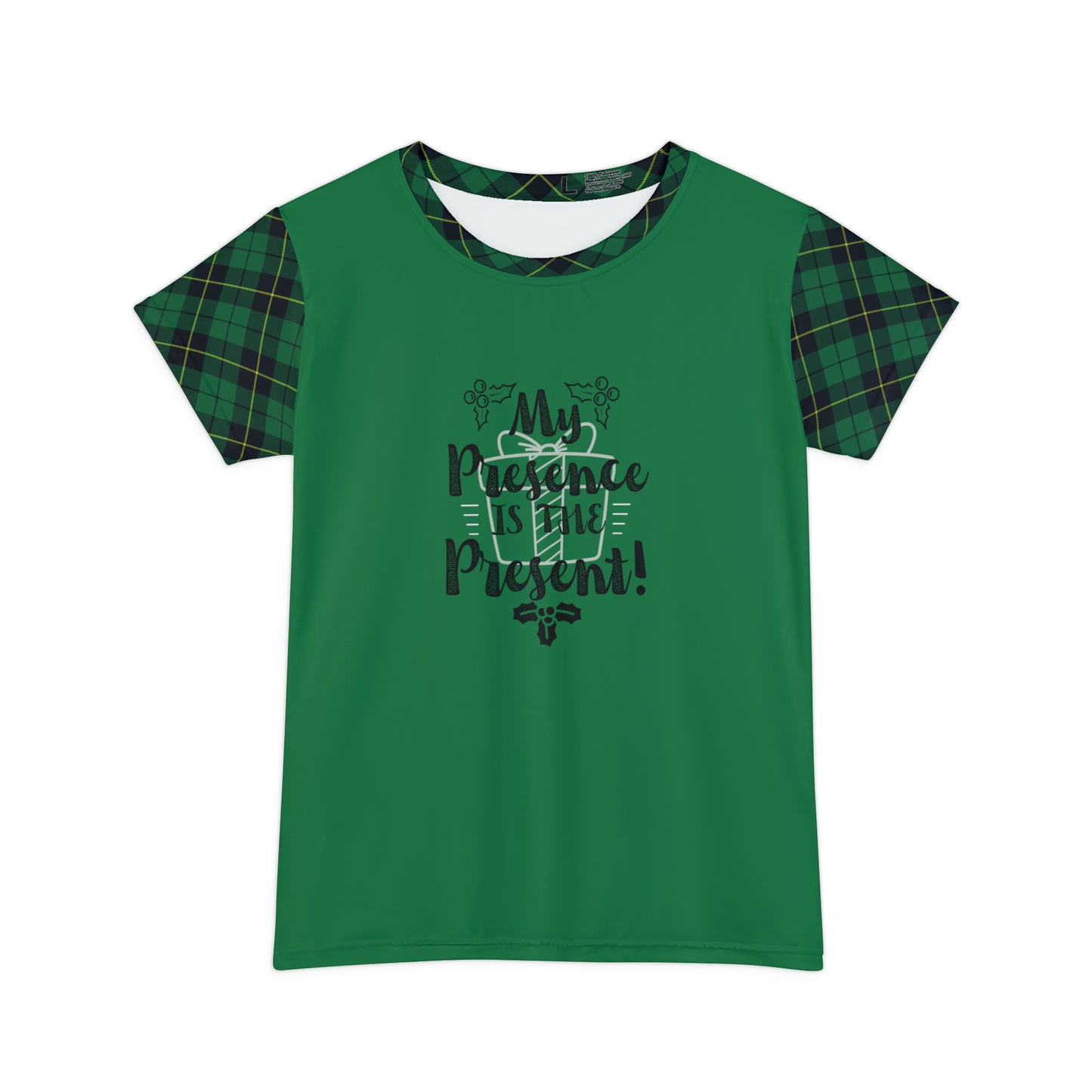 My Presence is the Present Women's Short Sleeve Shirt (AOP)