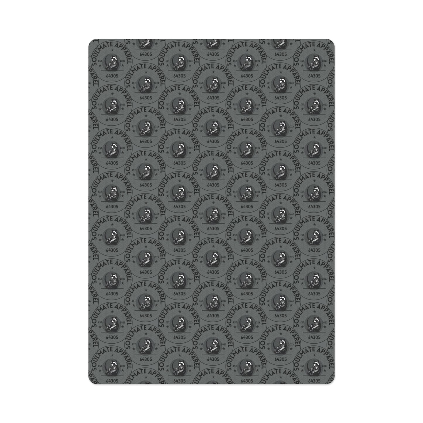 Soulmate Apparel Tanuki Grey Poker Cards