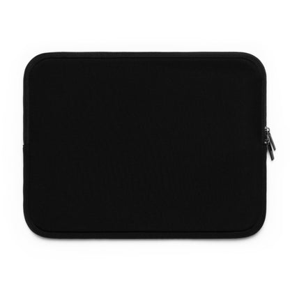 Soulmate Apparel Tanuki White Text Black Laptop Sleeve