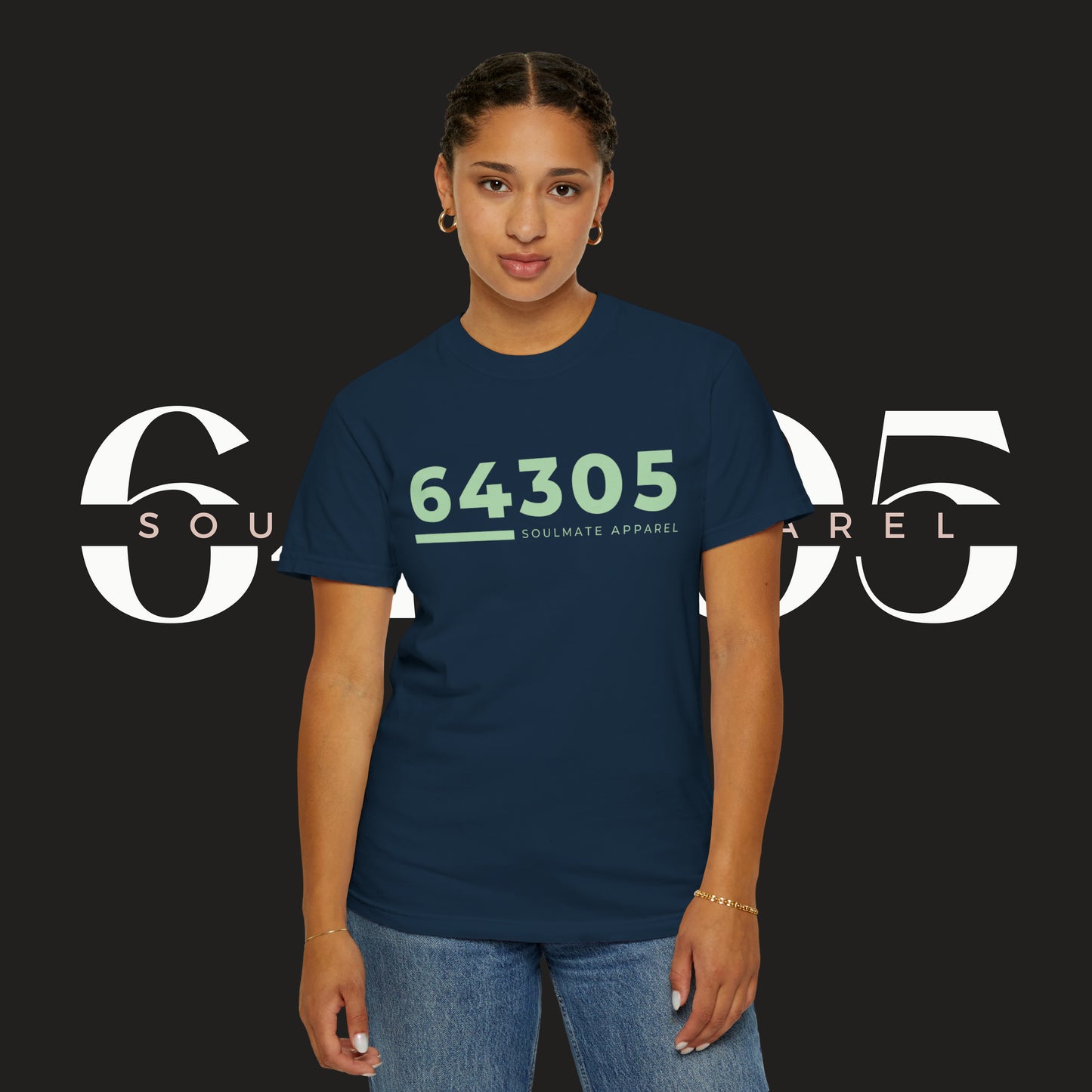 Soulmate Apparel Sage Under Line Tee