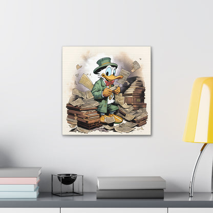 Rich as Duck Polyester Canvas