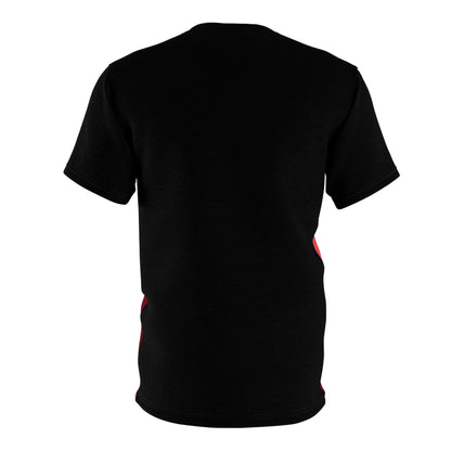 Riverside Rumble RED BLACK Unisex Cut & Sew Tee (AOP)