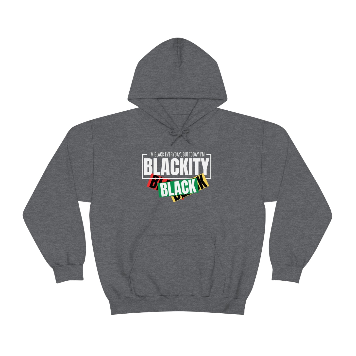 Blackity Sudadera con capucha unisex Heavy Blend™ negra