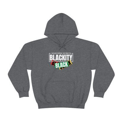 Blackity Sudadera con capucha unisex Heavy Blend™ negra