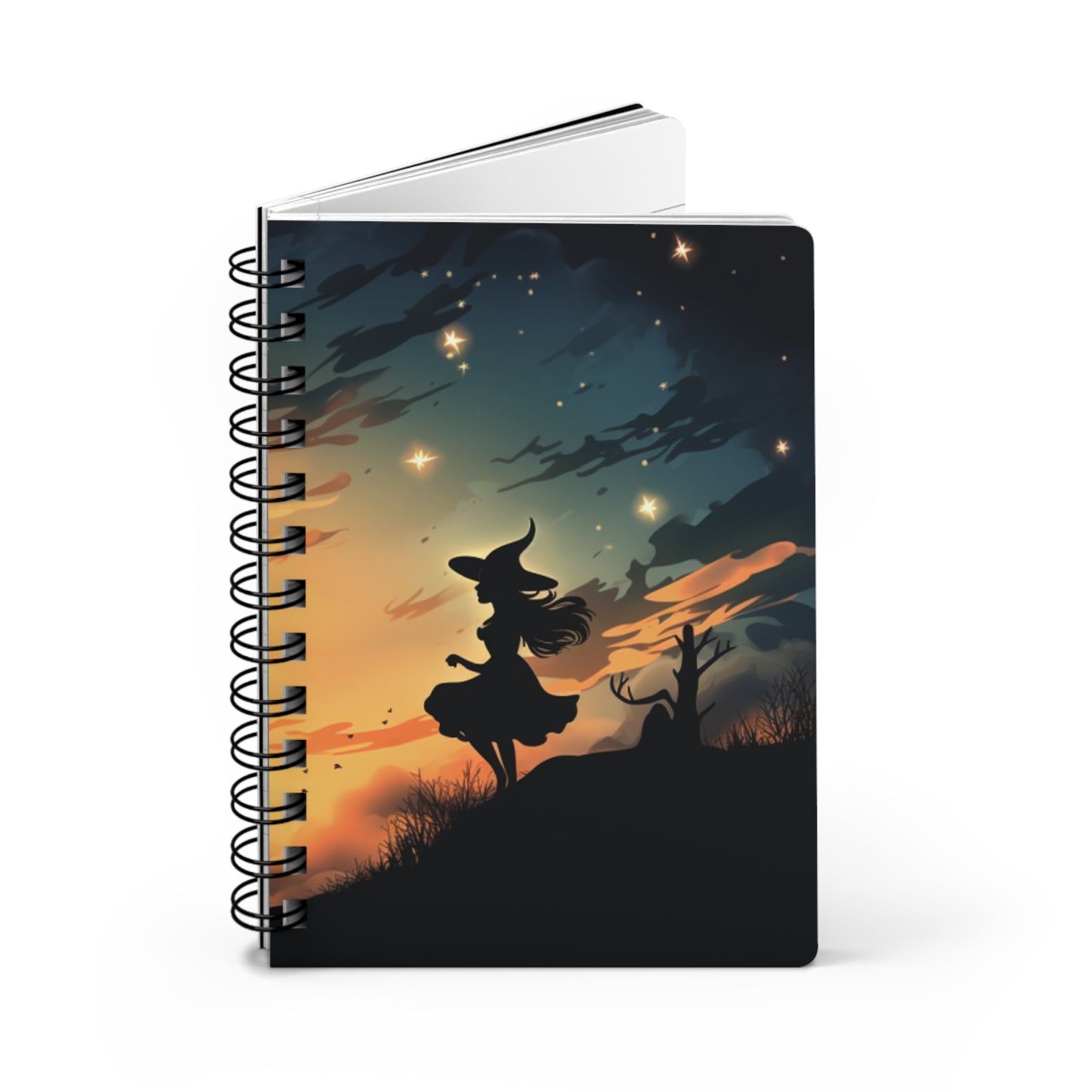 Silly Witch B Spiral Bound Journal