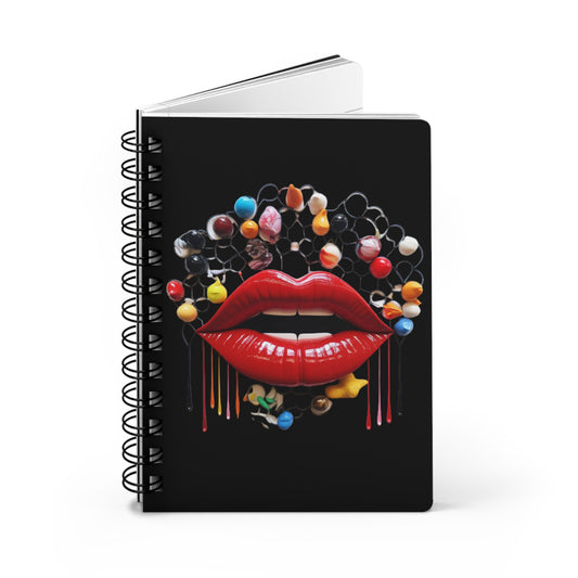 Lips Lips C Spiral Bound Journal