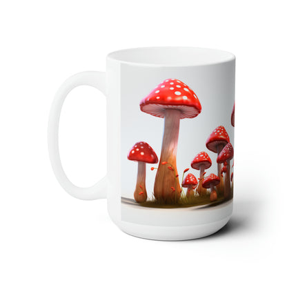 Like A Mug Mushrooms 1 Ceramic Mug 15oz