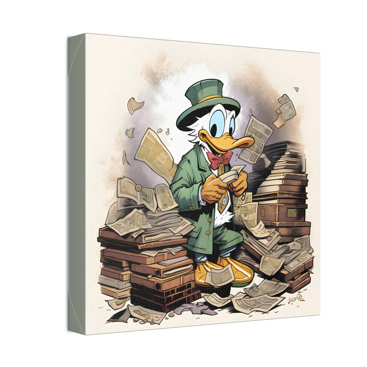 Rich as Duck Polyester Canvas