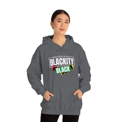 Blackity Sudadera con capucha unisex Heavy Blend™ negra