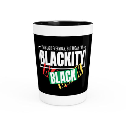 Vaso de chupito negro