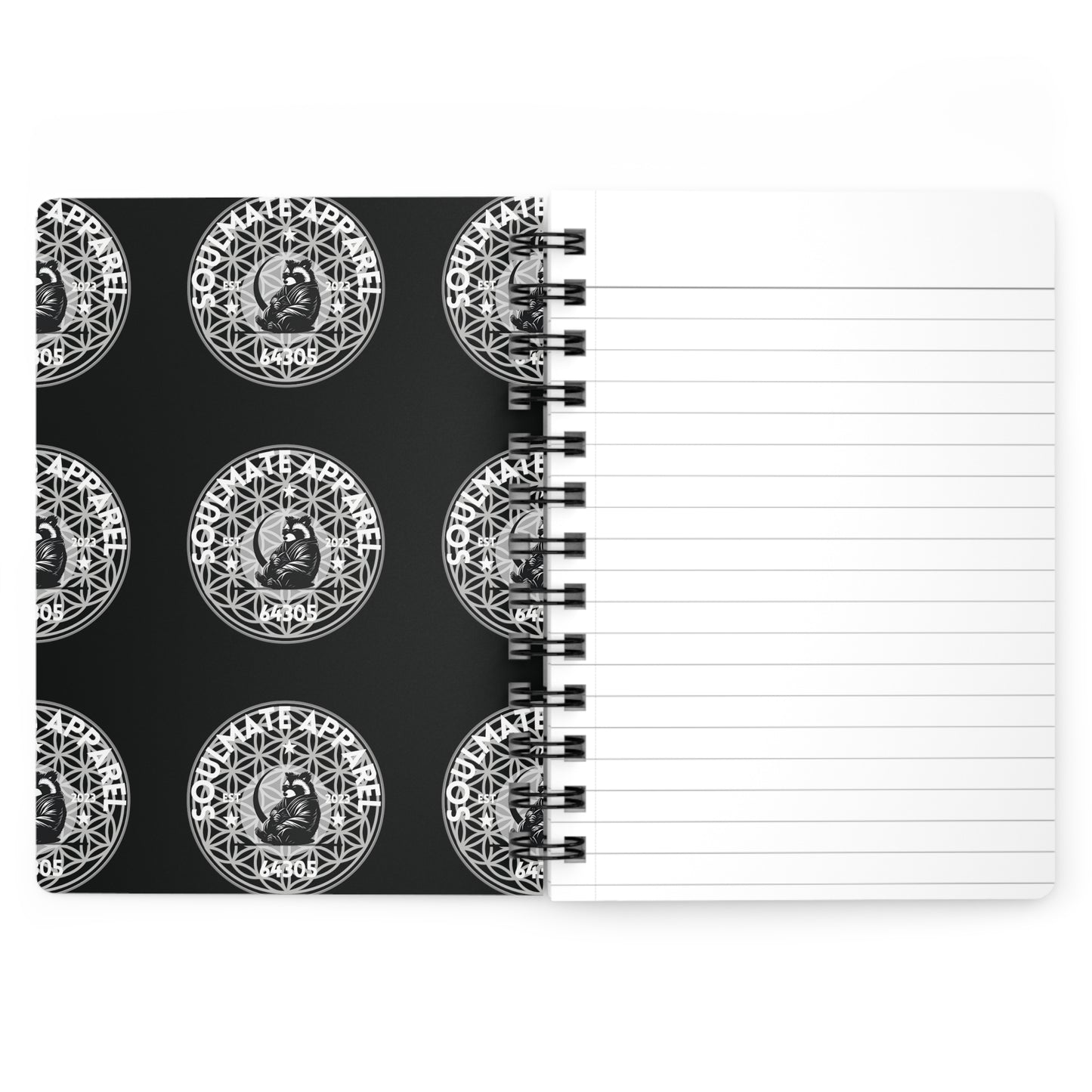 Soulmate Apparel Tanuki C Spiral Bound Journal