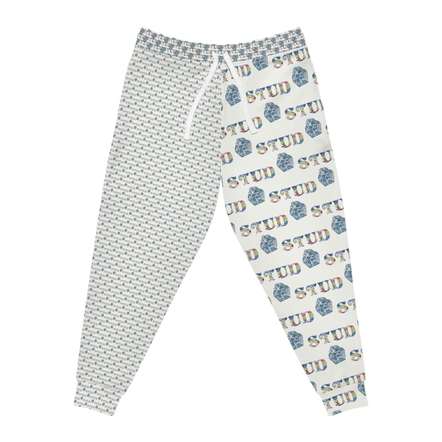 Joggers deportivos en blanco roto con Stud Muffin