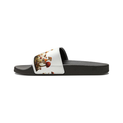 Mushroom Youth PU Slide Sandals