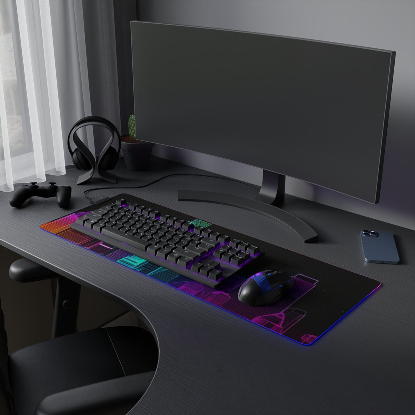 Houston LED Gaming Mouse Pad