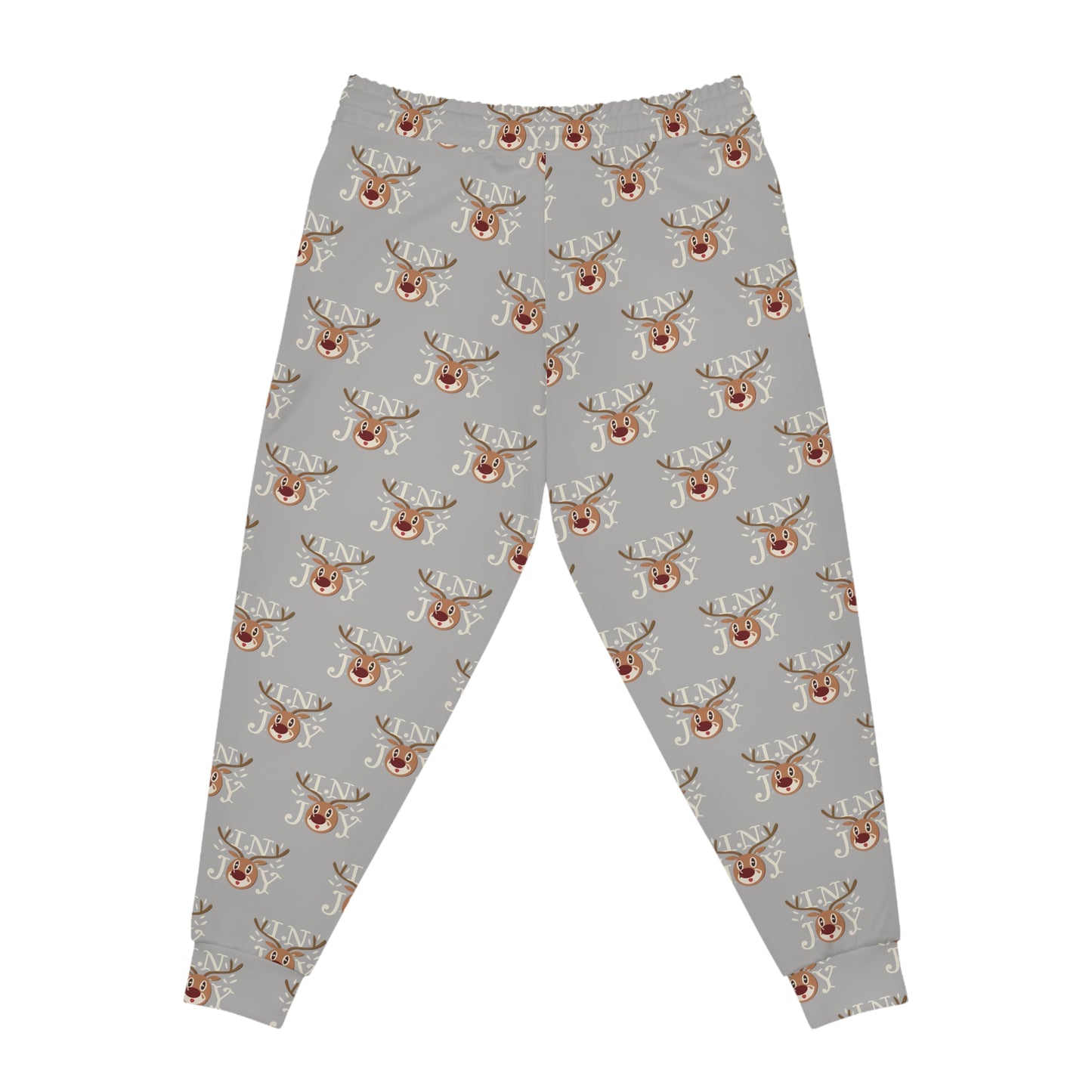 In Joy D Reindeer Athletic Joggers (AOP)