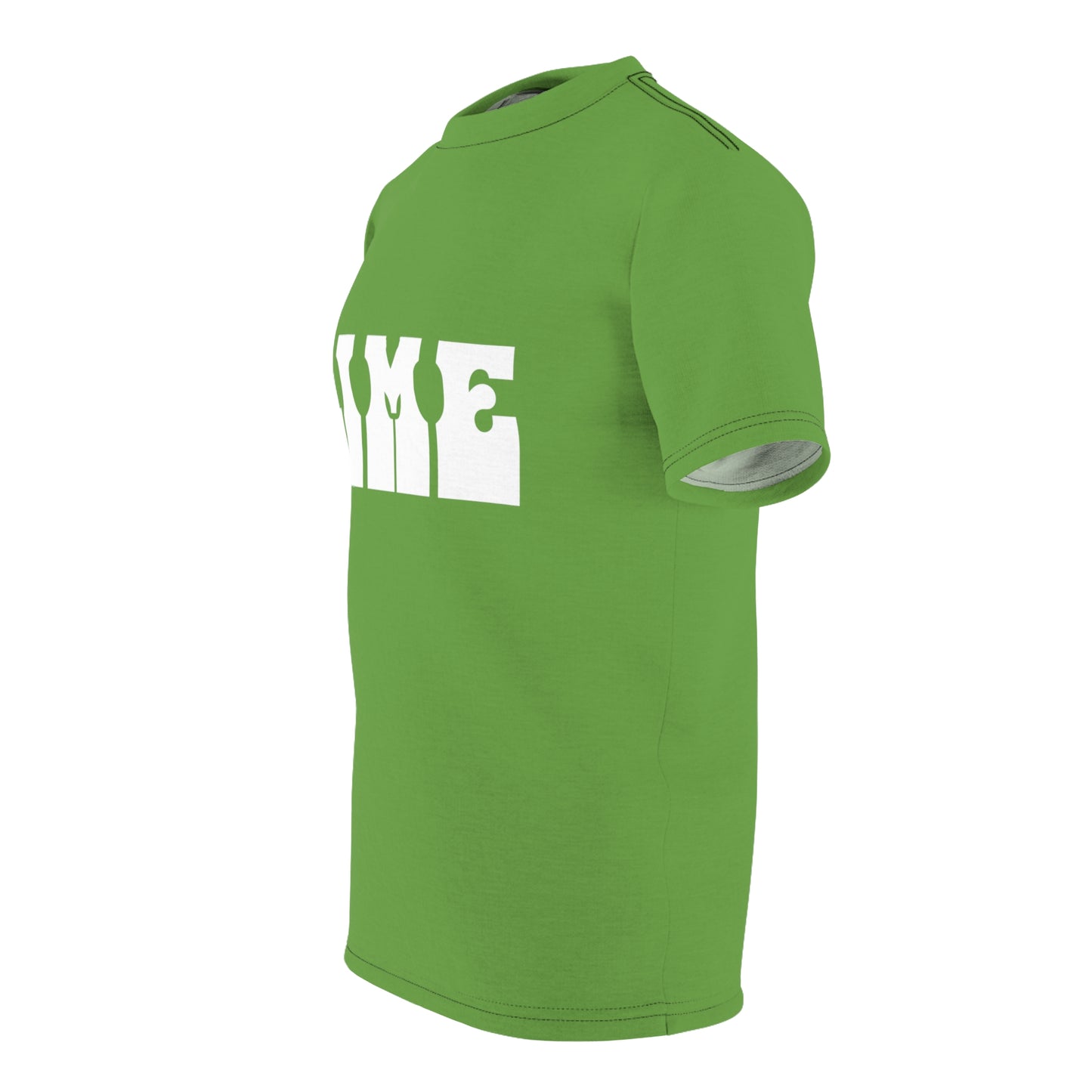 Halloween Costume Lime Unisex Cut & Sew Tee (AOP)