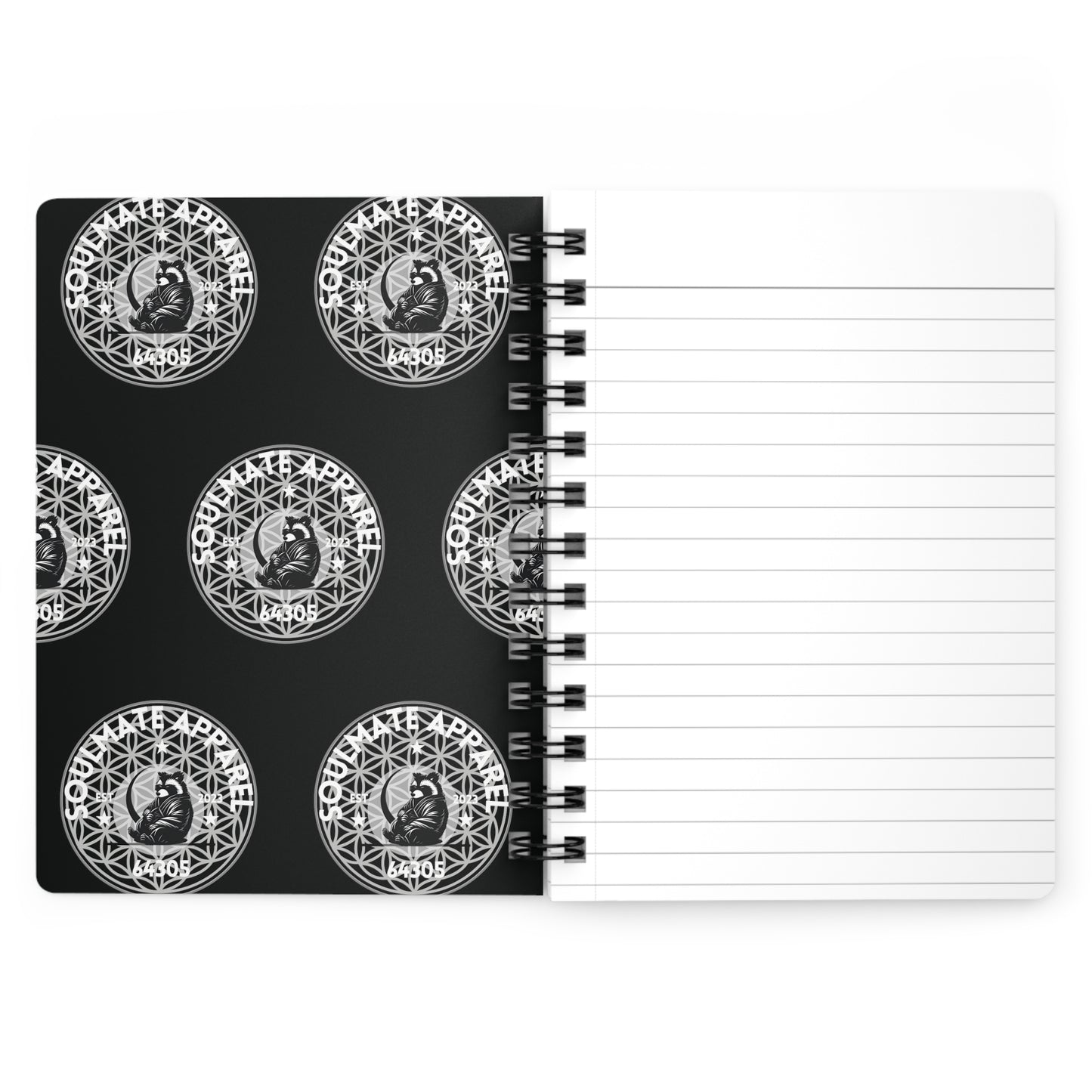 Soulmate Apparel Tanuki F Spiral Bound Journal